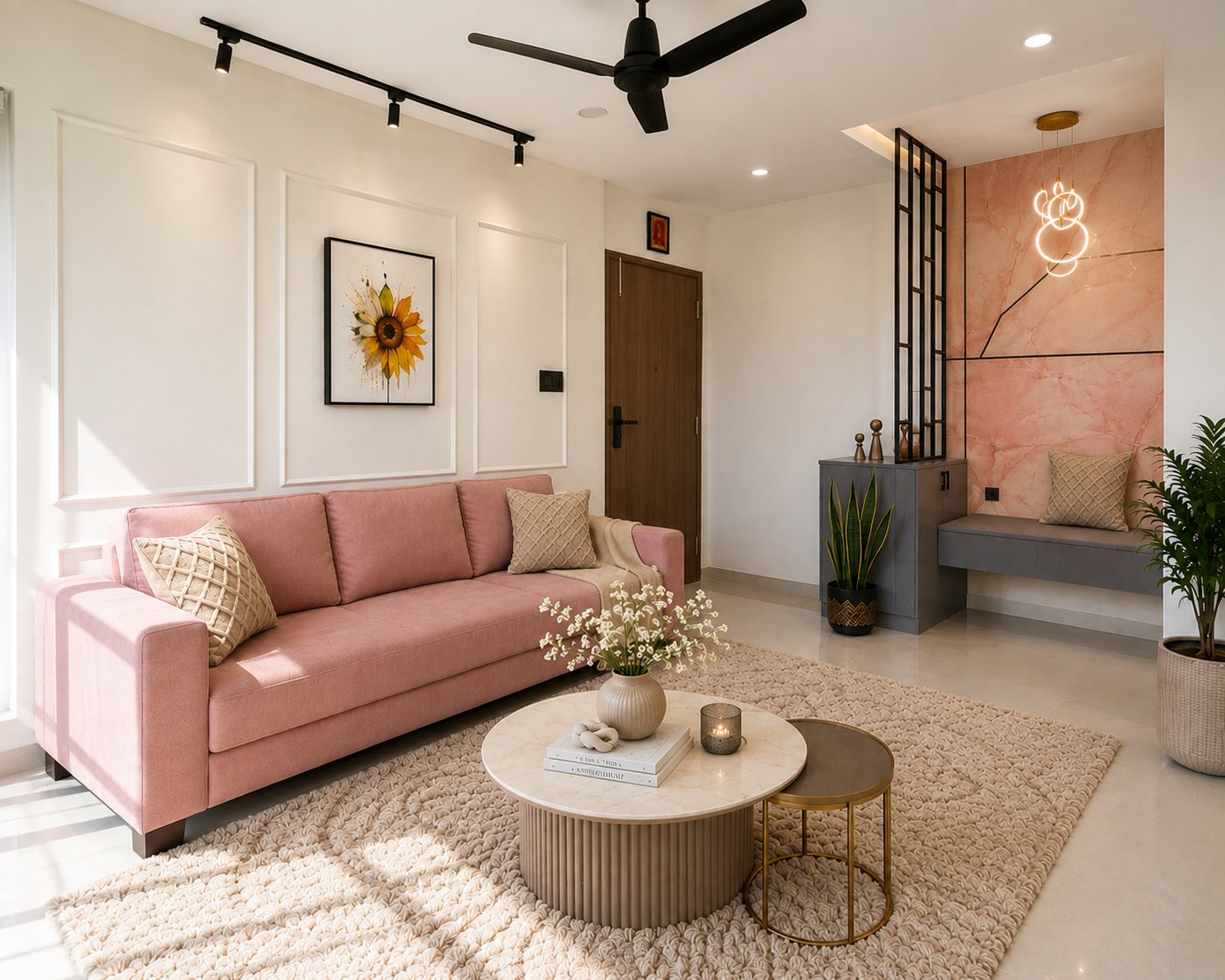 Living room, morning light