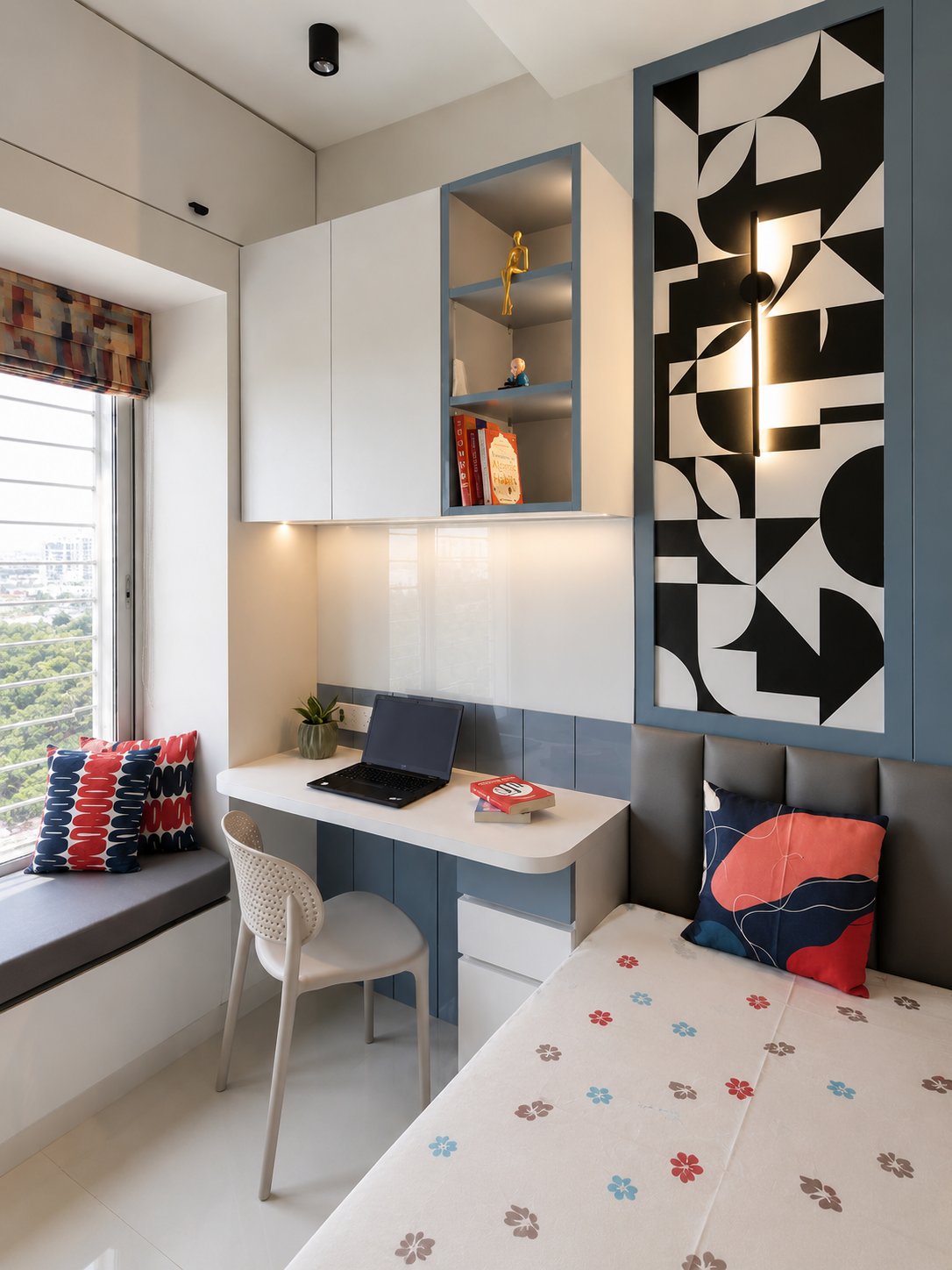 Study nook by the window